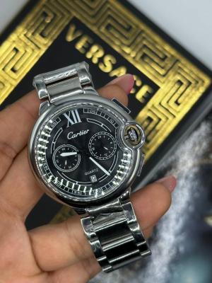 Cartier Crono Çelik Kordon Erkek Saat  S479