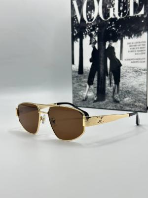 Celine Metal Kasa Kahve Cam Gold Çerçeve Unisex Güneş Gözlüğü  G1379-ILY