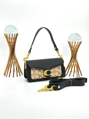 Coach Pillow Tabby Mini Size Siyah- Krem Kadın Çanta VLT360