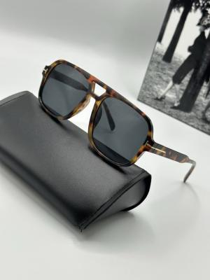 Tom Ford Leopar Çerçeve Siyah Cam Unisex Güneş Gözlüğü  G1980-VLL