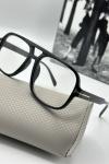 Tom Ford Siyah Çerçeve Şeffaf Cam Unisex Güneş Gözlüğü  G1984-VLL